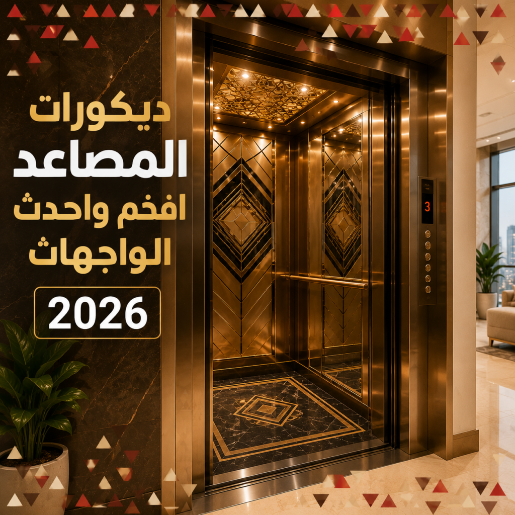 ديكورات المصاعد أفخم واحدث الواجهات 2026