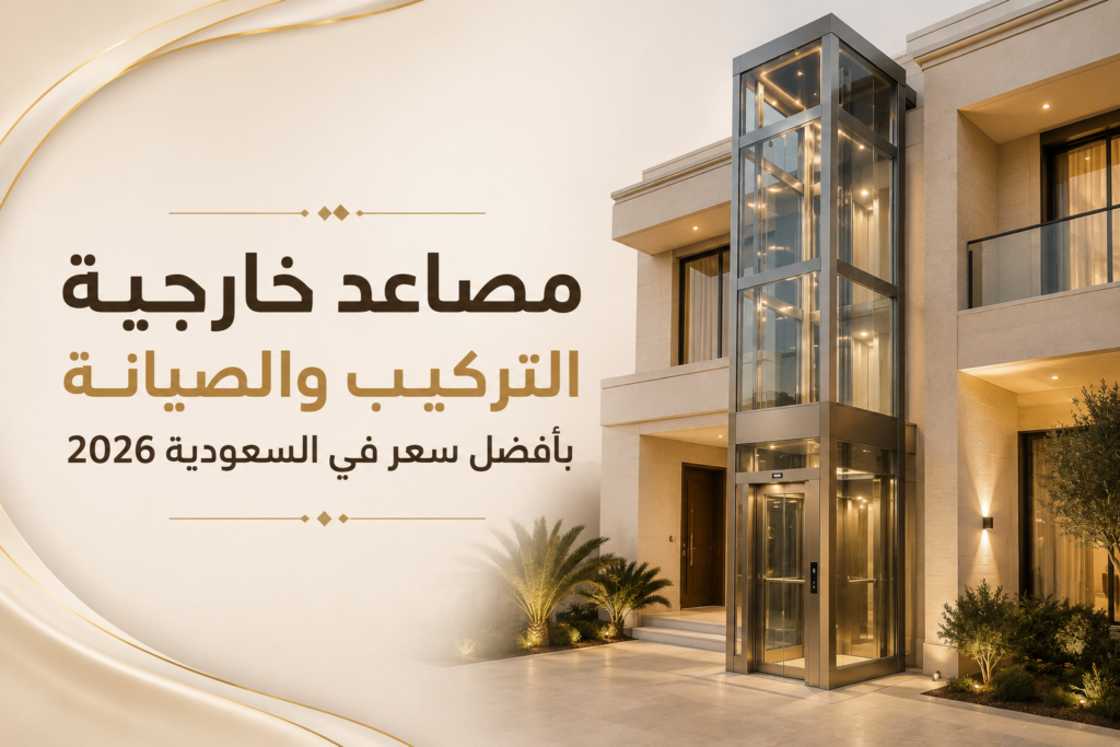 مصاعد خارجية التركيب والصيانة بأفضل سعر في السعودية 2026