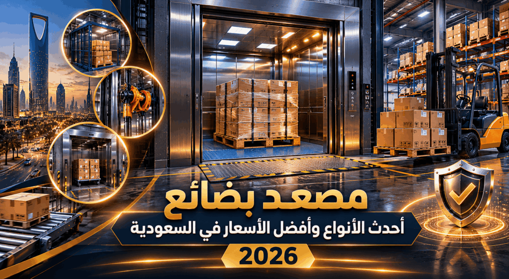 مصعد بضائع أحدث الأنواع وأفضل الأسعار في السعودية 2026