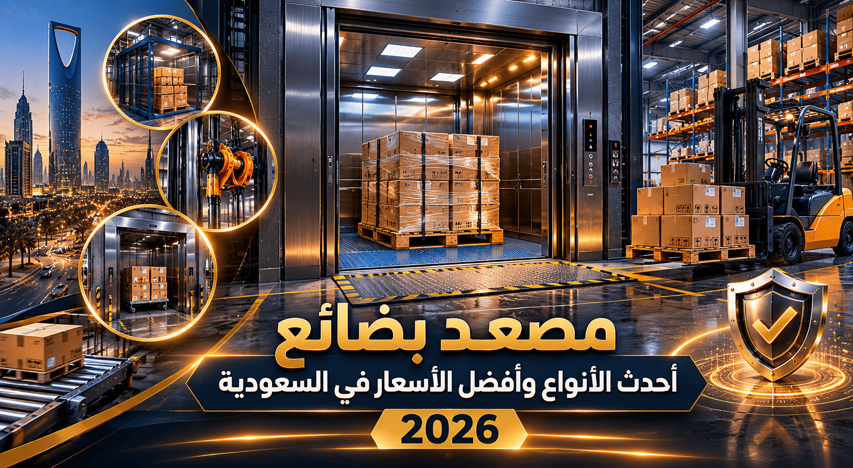 مصعد بضائع أحدث الأنواع وأفضل الأسعار في السعودية 2026