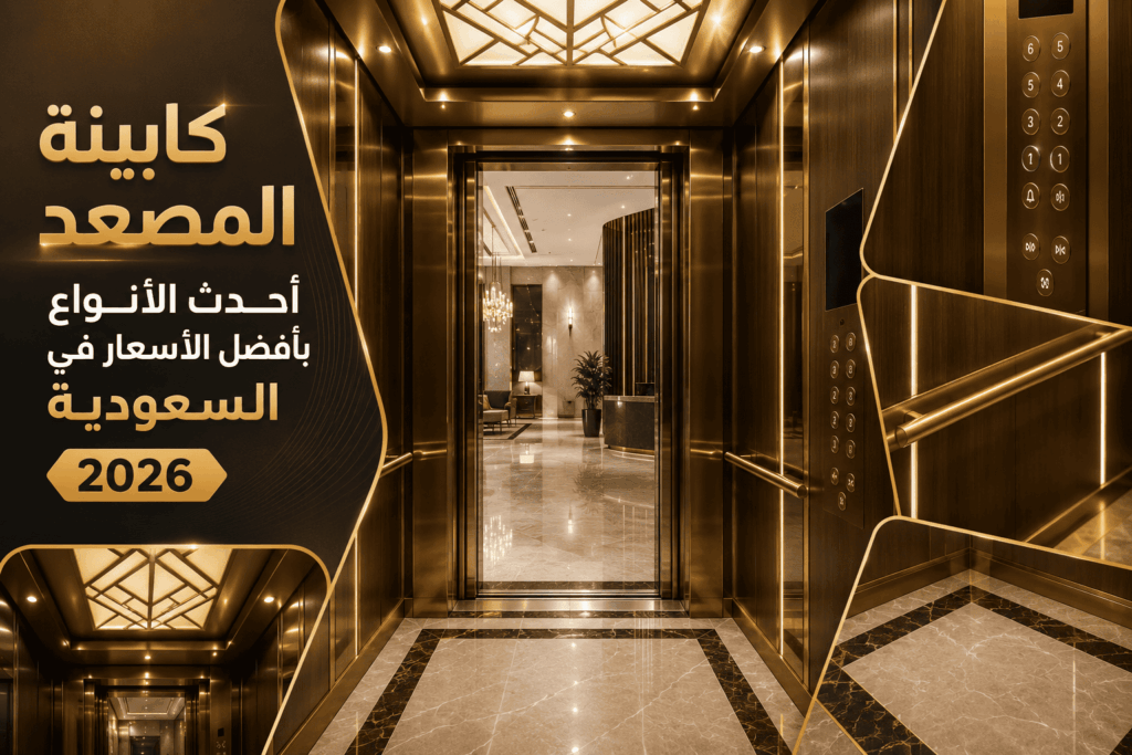 كابينة المصعد أحدث الأنواع بأفضل الأسعار في السعودية 2026