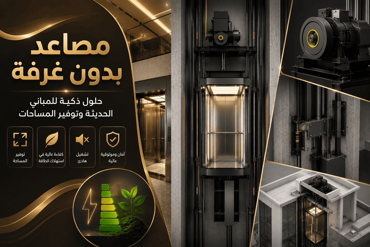 مصاعد بدون غرفة بأفضل سعر في السعودية 2026
